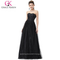 Grace Karin 2016 New Arrival Strapless Sweetheart Soft Tulle Robe de soirée longue robe de soirée GK000076-1